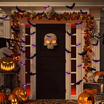 🦇Halloween 3D-Leuchtfledermäuse