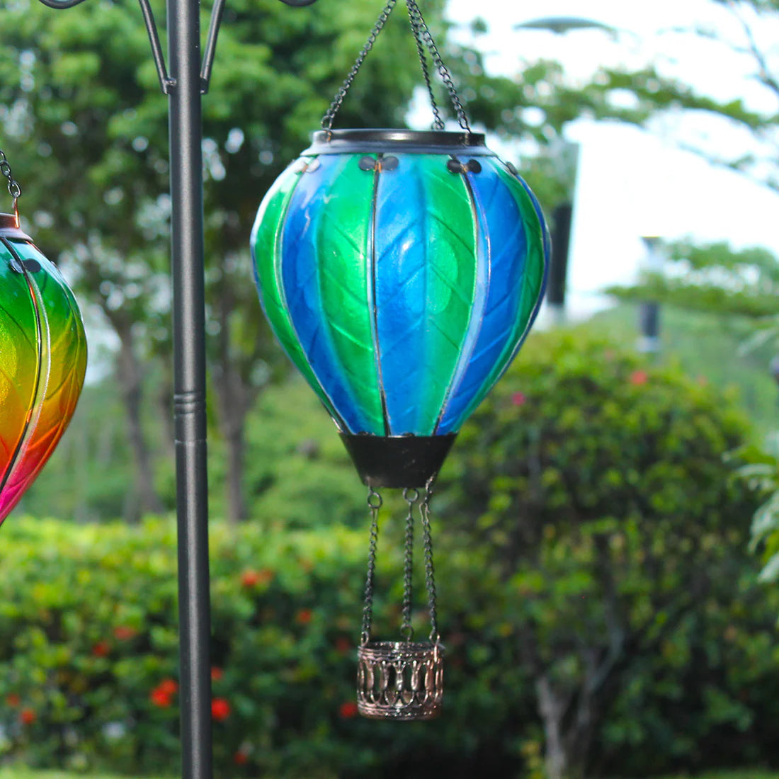 Solar-Heißluftballon-Dekorationslichter für den Außenbereich, Stimmungslichter für den Garten