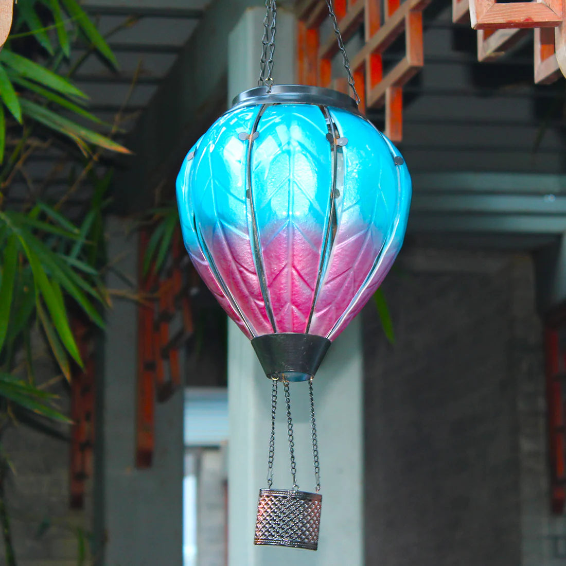 Solar-Heißluftballon-Dekorationslichter für den Außenbereich, Stimmungslichter für den Garten