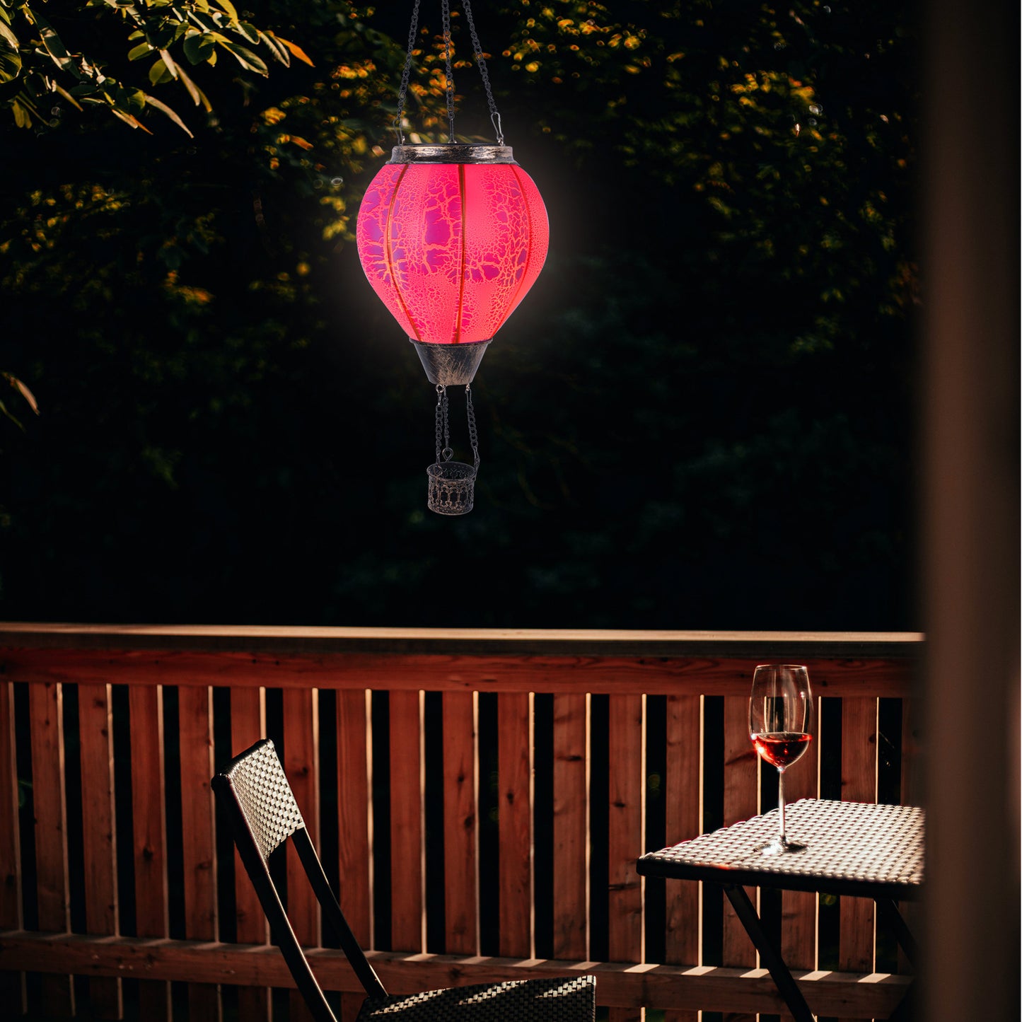 Solar-Heißluftballon-Dekorationslichter für den Außenbereich, Stimmungslichter für den Garten