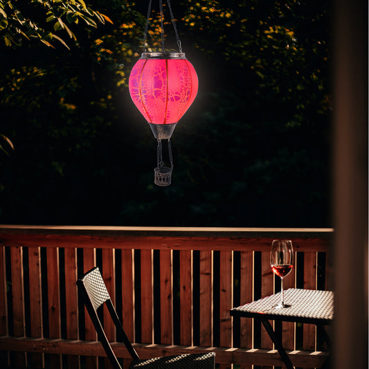 Solar-Heißluftballon-Dekorationslichter für den Außenbereich, Stimmungslichter für den Garten