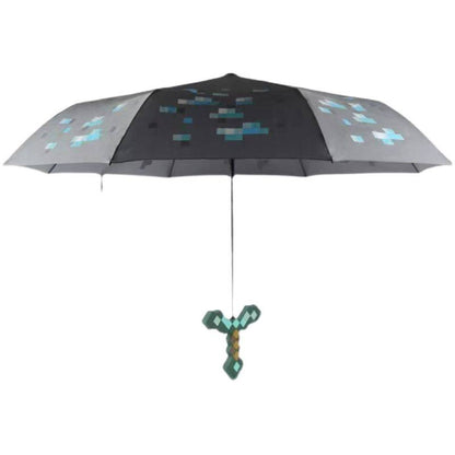 Minecraft Diamond Sword Umbrella: An umbrella that can "protect yourself" and open a new experience of protection in the pixel world