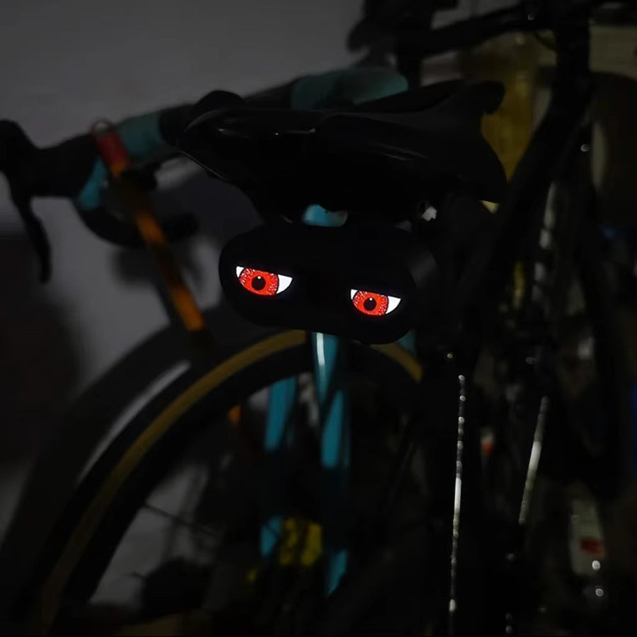 Anpassbare Fahrradrücklichter🚴‍♂️Handysteuerung, lustig und sicher