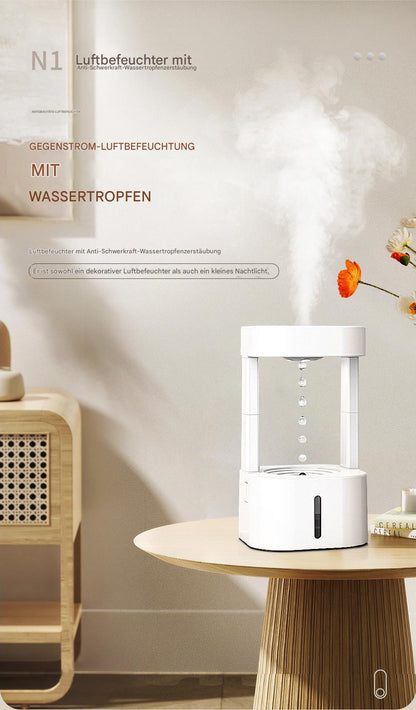 Anti-Schwerkraft-Luftbefeuchter mit Wassertropfen-Rückfluss