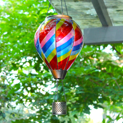 Solar-Heißluftballon-Dekorationslichter für den Außenbereich, Stimmungslichter für den Garten