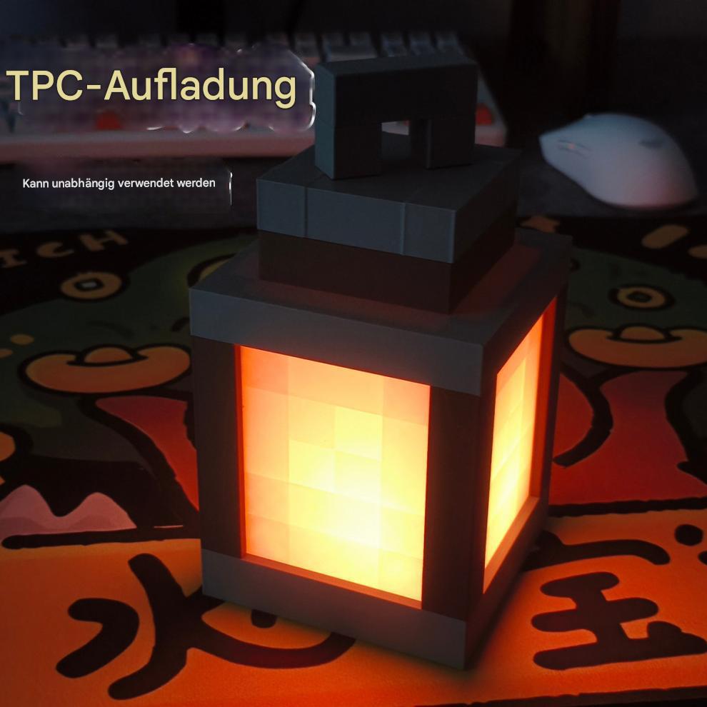 Diselbe Taschenlampe wie Minecraft, die die klassische Atmosphäre des Spiels wiederherstellt