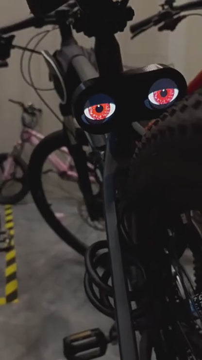Anpassbare Fahrradrücklichter🚴‍♂️Handysteuerung, lustig und sicher